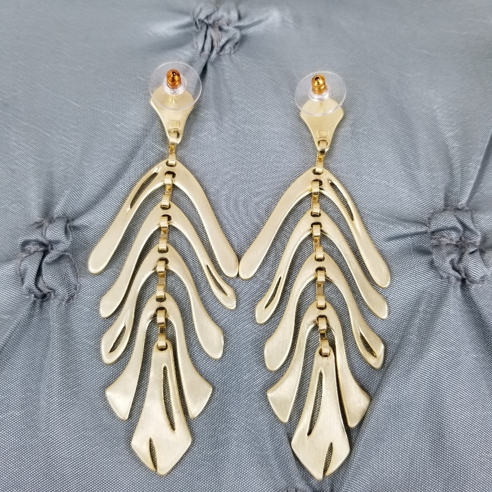 Gold, Kendra Scott, Luca, Earrings - Picture 2 of 6